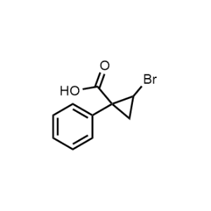 2-Bromo-1-phenylcyclopropane-1-carboxylic acid|CS-1041828
