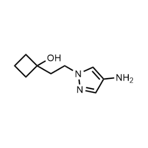 1-(2-(4-Amino-1H-pyrazol-1-yl)ethyl)cyclobutan-1-ol|CS-1041911