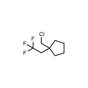 1-(Chloromethyl)-1-(2,2,2-trifluoroethyl)cyclopentane|CS-1042142