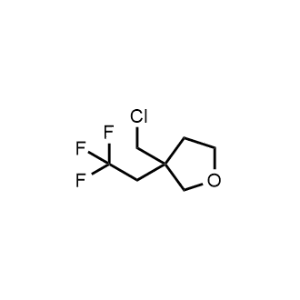 3-(Chloromethyl)-3-(2,2,2-trifluoroethyl)tetrahydrofuran|CS-1042275