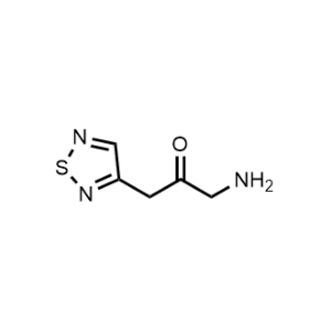 1-Amino-3-(1,2,5-thiadiazol-3-yl)propan-2-one|CS-1042300