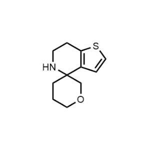 5,6,6',7'-Tetrahydro-2H,4H,5'H-spiro[pyran-3,4'-thieno[3,2-c]pyridine]|CS-1042666