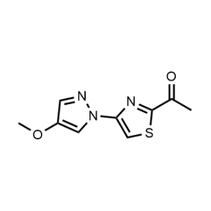 1-(4-(4-Methoxy-1H-pyrazol-1-yl)thiazol-2-yl)ethan-1-one|CS-1042743