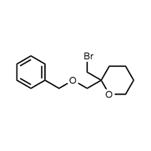 2-((Benzyloxy)methyl)-2-(bromomethyl)tetrahydro-2H-pyran|CS-1043101