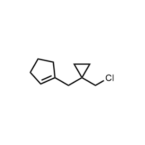 1-((1-(Chloromethyl)cyclopropyl)methyl)cyclopent-1-ene|CS-1043321