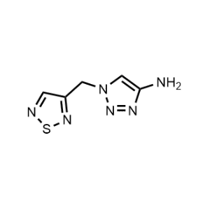1-((1,2,5-Thiadiazol-3-yl)methyl)-1H-1,2,3-triazol-4-amine|CS-1043457