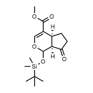 Methyl (4aS,7aR)-1-((tert-butyldimethylsilyl)oxy)-7-oxo-1,4a,5,6,7,7a-hexahydrocyclopenta[c]pyran-4-carboxylate|CS-1043742