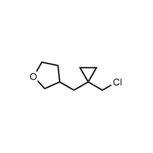 3-((1-(Chloromethyl)cyclopropyl)methyl)tetrahydrofuran|CS-1043838