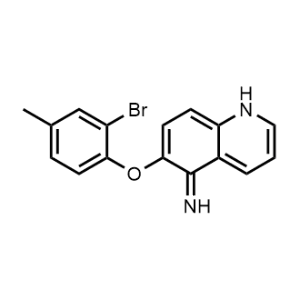 6-(2-Bromo-4-methylphenoxy)quinolin-5(1H)-imine|CS-1044238