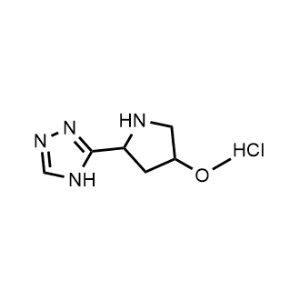 3-(4-Methoxypyrrolidin-2-yl)-4H-1,2,4-triazole hydrochloride|CS-1044349