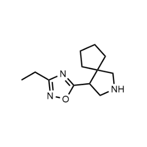 3-Ethyl-5-(2-azaspiro[4.4]nonan-4-yl)-1,2,4-oxadiazole|CS-1044373