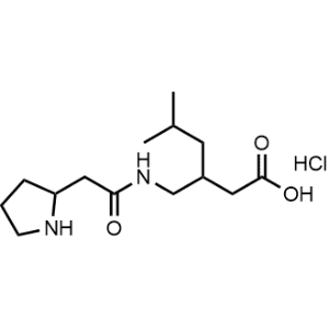5-Methyl-3-((2-(pyrrolidin-2-yl)acetamido)methyl)hexanoic acid hydrochloride|CS-1044518