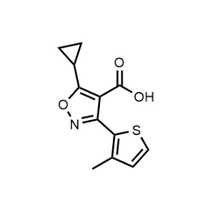 5-Cyclopropyl-3-(3-methylthiophen-2-yl)isoxazole-4-carboxylic acid|CS-1044563