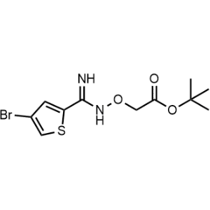 Tert-butyl 2-((4-bromothiophene-2-carboximidamido)oxy)acetate|CS-1044574