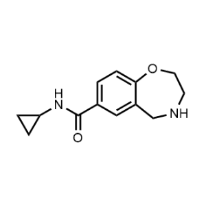 N-Cyclopropyl-2,3,4,5-tetrahydrobenzo[f][1,4]oxazepine-7-carboxamide|CS-1044649