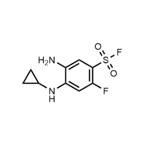 5-Amino-4-(cyclopropylamino)-2-fluorobenzenesulfonyl fluoride|CS-1044661