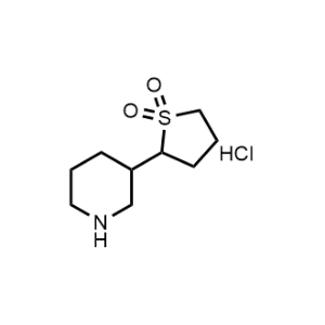 2-(Piperidin-3-yl)tetrahydrothiophene 1,1-dioxide hydrochloride|CS-1044847