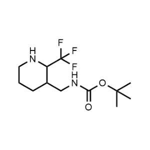 Tert-butyl ((2-(trifluoromethyl)piperidin-3-yl)methyl)carbamate|CS-1044893