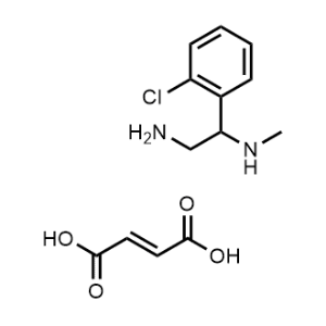 1-(2-Chlorophenyl)-N1-methylethane-1,2-diamine but-2-enedioate|CS-1045032