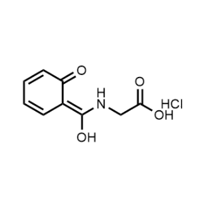 (hydroxy(6-oxocyclohexa-2,4-dien-1-ylidene)methyl)glycine hydrochloride|CS-1045034