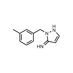 2-(3-Methylbenzyl)-1,2-dihydro-3H-pyrazol-3-imine|CS-1045158