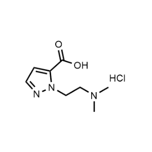1-(2-(Dimethylamino)ethyl)-1H-pyrazole-5-carboxylic acid hydrochloride|CS-1045179