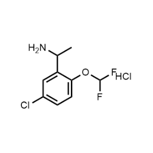 1-(5-Chloro-2-(difluoromethoxy)phenyl)ethan-1-amine hydrochloride|CS-1045187