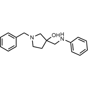 1-Benzyl-3-((phenylamino)methyl)pyrrolidin-3-ol|CS-1045490