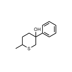 6-Methyl-3-phenyltetrahydro-2H-thiopyran-3-ol|CS-1045516