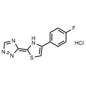 4-(4-Fluorophenyl)-2-(3H-1,2,4-triazol-3-ylidene)-2,3-dihydrothiazole hydrochloride|CS-1045546