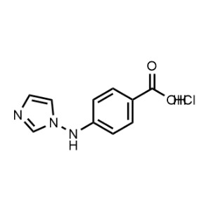 4-((1H-Imidazol-1-yl)amino)benzoic acid hydrochloride|CS-1045697