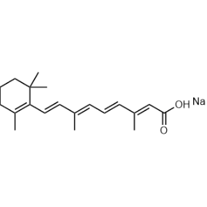 (2E,4E,6E,8E)-3,7-Dimethyl-9-(2,6,6-trimethylcyclohex-1-en-1-yl)nona-2,4,6,8-tetraenoic acid, sodium salt|CS-1045787