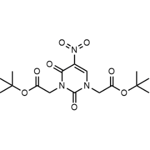 Di-tert-butyl 2,2'-(5-nitro-2,4-dioxopyrimidine-1,3(2H,4H)-diyl)diacetate|CS-1045872