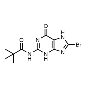 N-(8-Bromo-6-oxo-6,7-dihydro-3H-purin-2-yl)pivalamide|CS-1045875