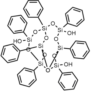 1,3,5,7,9,11,14-Heptaphenyl-2,4,6,8,10,12,13,15,16-nonaoxa-1,3,5,7,9,11,14-heptasilatricyclo[7.3.3.1(5,11)]hexadecane-3,7,14-triol|CS-1046200