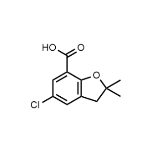 5-Chloro-2,2-dimethyl-2,3-dihydrobenzofuran-7-carboxylic acid|CS-1046286