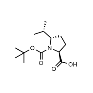 (2S,5S)-1-(tert-Butoxycarbonyl)-5-isopropylpyrrolidine-2-carboxylic acid|CS-1046380