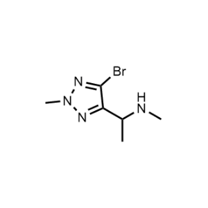 2H-1,2,3-Triazole-4-methanamine, 5-bromo-N,α,2-trimethyl-|CS-1046387