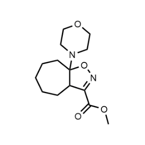 Methyl 8a-morpholino-3a,5,6,7,8,8a-hexahydro-4H-cyclohepta[d]isoxazole-3-carboxylate|CS-1046583