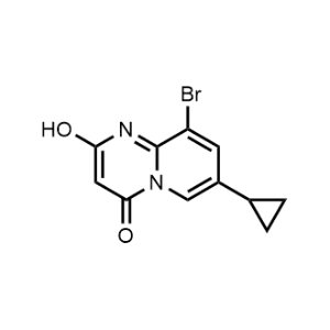 4H-Pyrido[1,2-a]pyrimidin-4-one, 9-bromo-7-cyclopropyl-2-hydroxy-|CS-1046630