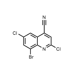 8-Bromo-2,6-dichloroquinoline-4-carbonitrile|CS-1046700