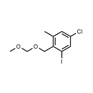 Benzene, 5-chloro-1-iodo-2-[(methoxymethoxy)methyl]-3-methyl-|CS-1046907