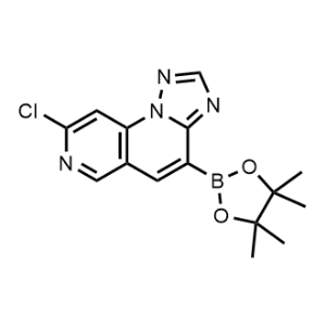 8-Chloro-4-(4,4,5,5-tetramethyl-1,3,2-dioxaborolan-2-yl)-[1,2,4]triazolo[1,5-a][1,6]naphthyridine|CS-1046980