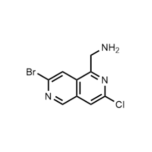 (7-Bromo-3-chloro-2,6-naphthyridin-1-yl)methanamine|CS-1046990