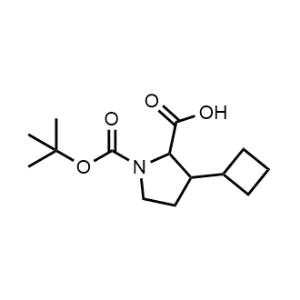 1-(1,1-Dimethylethyl) 3-cyclobutyl-1,2-pyrrolidinedicarboxylate|CS-1046994