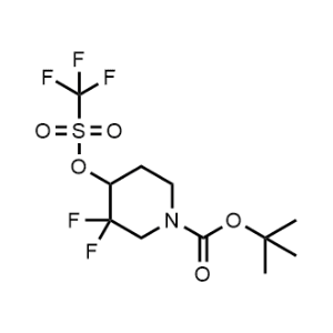 1-Piperidinecarboxylic acid, 3,3-difluoro-4-[[(trifluoromethyl)sulfonyl]oxy]-, 1,1-dimethylethyl ester|CS-1047075