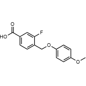 3-Fluoro-4-((4-methoxyphenoxy)methyl)benzoic acid|CS-1047392