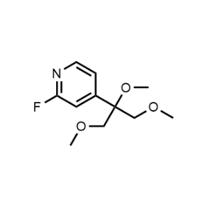 2-Fluoro-4-(1,2,3-trimethoxypropan-2-yl)pyridine|CS-1047450