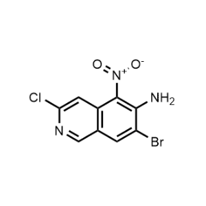 6-Isoquinolinamine, 7-bromo-3-chloro-5-nitro-|CS-1047507