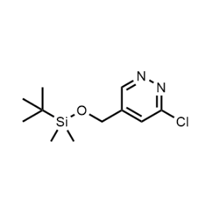 5-(((tert-Butyldimethylsilyl)oxy)methyl)-3-chloropyridazine|CS-1047757